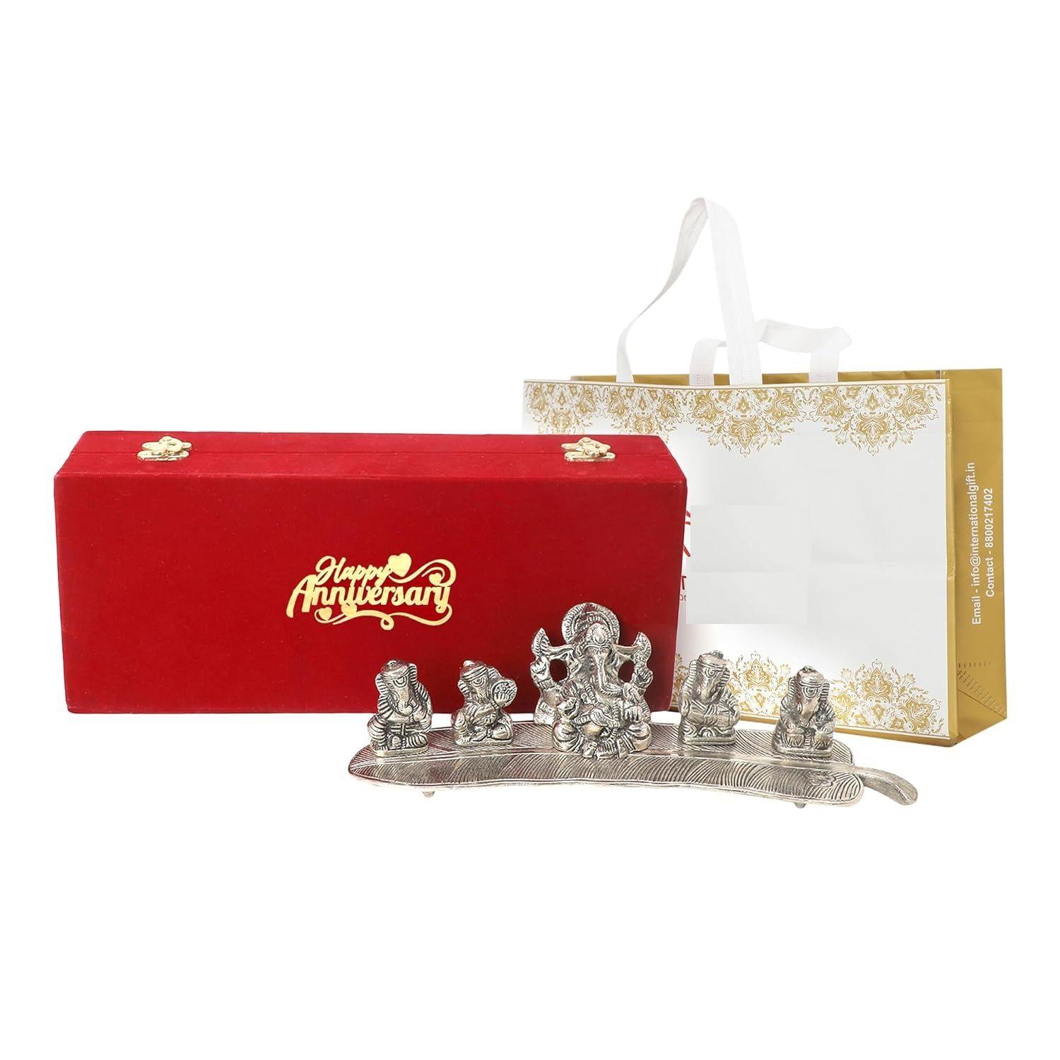 Silver Musical Ganesh God Idol with Beautiful Happy Box & Carry Bag with 1 Year Warranty | Used for Mandir, Birthday Gift, Wedding Return Gift
Silver Musical Ganesh God Idol with Beautiful Happy Box & Carry Bag with 1 Year Warranty | Used for Mandir, Birthday Gift, Wedding Return Gift