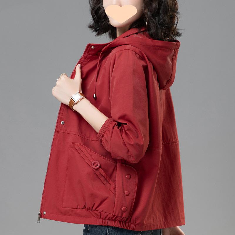 Весенне-осенняя повседневная женская короткая куртка для матерей среднего возраста с капюшоном в стиле бейсбол XS красный
Весенне-осенняя повседневная женская короткая куртка для матерей среднего возраста с капюшоном в стиле бейсбол XS красный