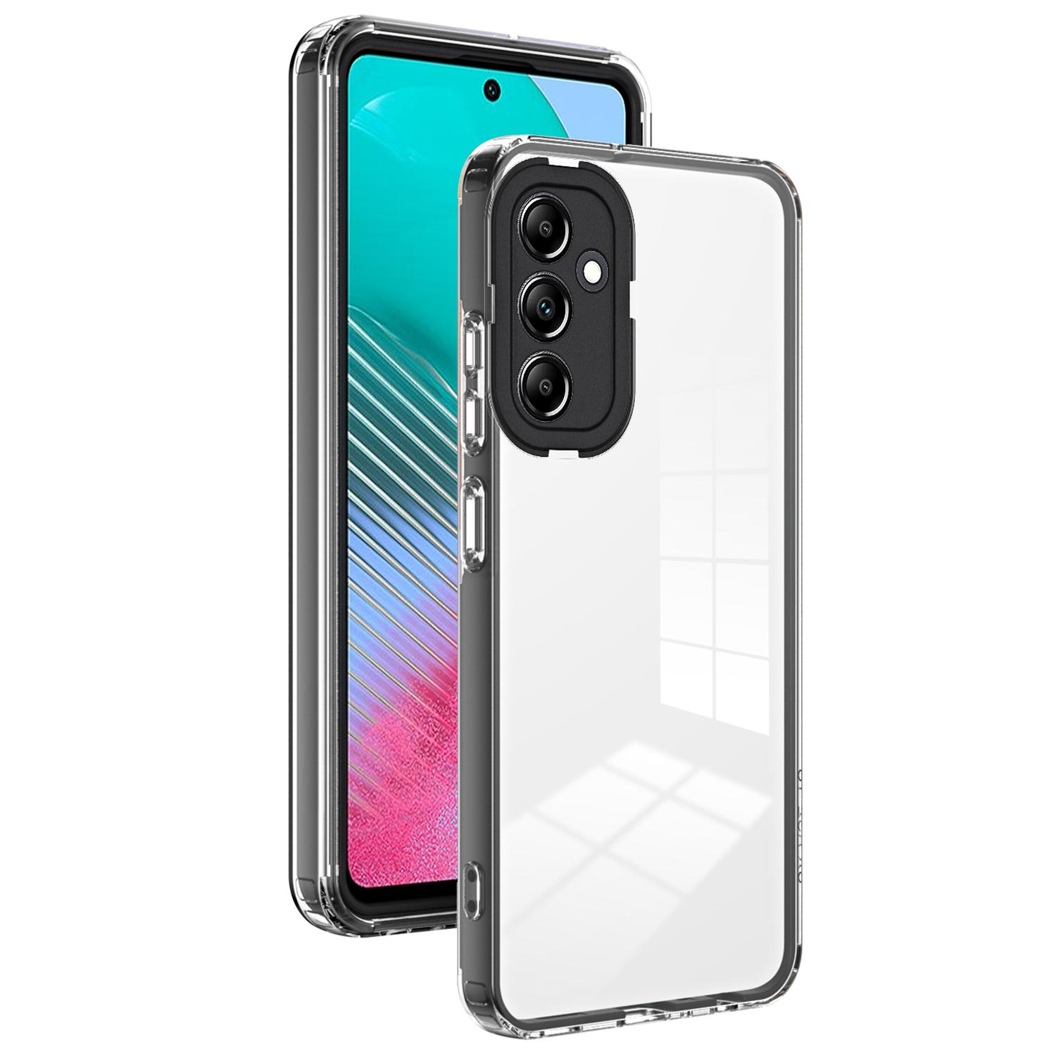 For Samsung Galaxy M54 5G/F54 5G Case TPU+PC Clear Shockproof Phone Cover Black
For Samsung Galaxy M54 5G/F54 5G Case TPU+PC Clear Shockproof Phone Cover Black