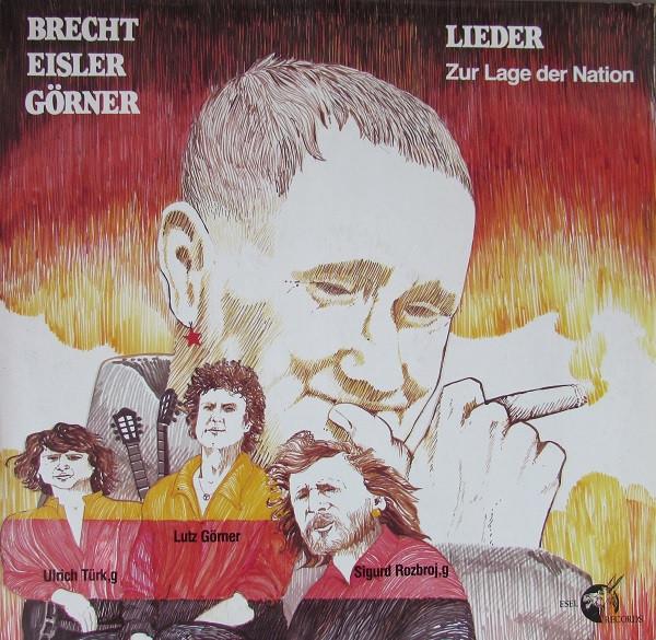 LP Record BRECHT EISLER GORNER Lieder Zur Lage Der Nation A4333 ESEL Germany Pop Used
LP Record BRECHT EISLER GORNER Lieder Zur Lage Der Nation A4333 ESEL Germany Pop Used