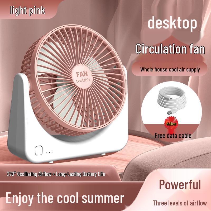 Portable USB Charging Desktop Fan for Home, Dorm, or Outdoors
Portable USB Charging Desktop Fan for Home, Dorm, or Outdoors