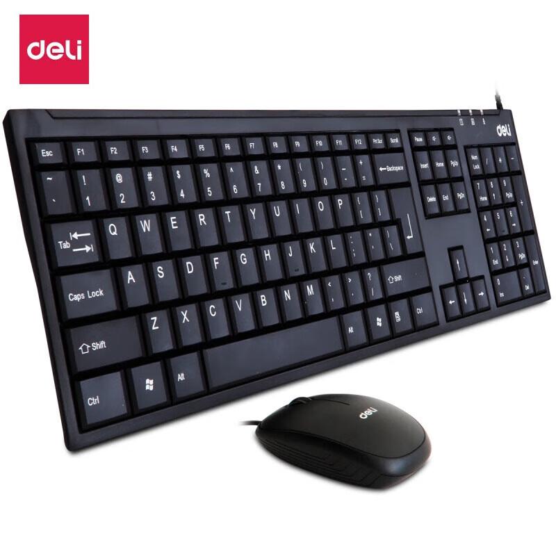 Deli Wired Keyboard and Mouse Combo
Deli Wired Keyboard and Mouse Combo