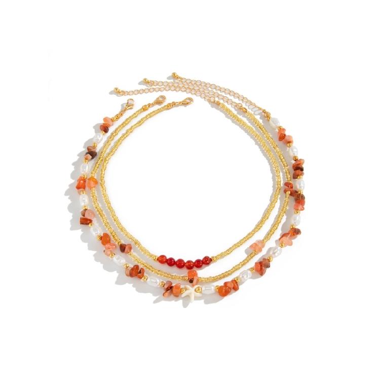 Colorful Bohemian Glass Pearls Stackable Necklace With Versatile Wear For Casual Outfits Or Formal Attire 1
Colorful Bohemian Glass Pearls Stackable Necklace With Versatile Wear For Casual Outfits Or Formal Attire 1