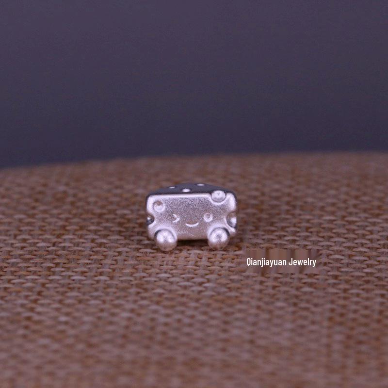 Sterling Silver Cheese Triangle Bead for DIY Braided Cord Jewelry
Sterling Silver Cheese Triangle Bead for DIY Braided Cord Jewelry