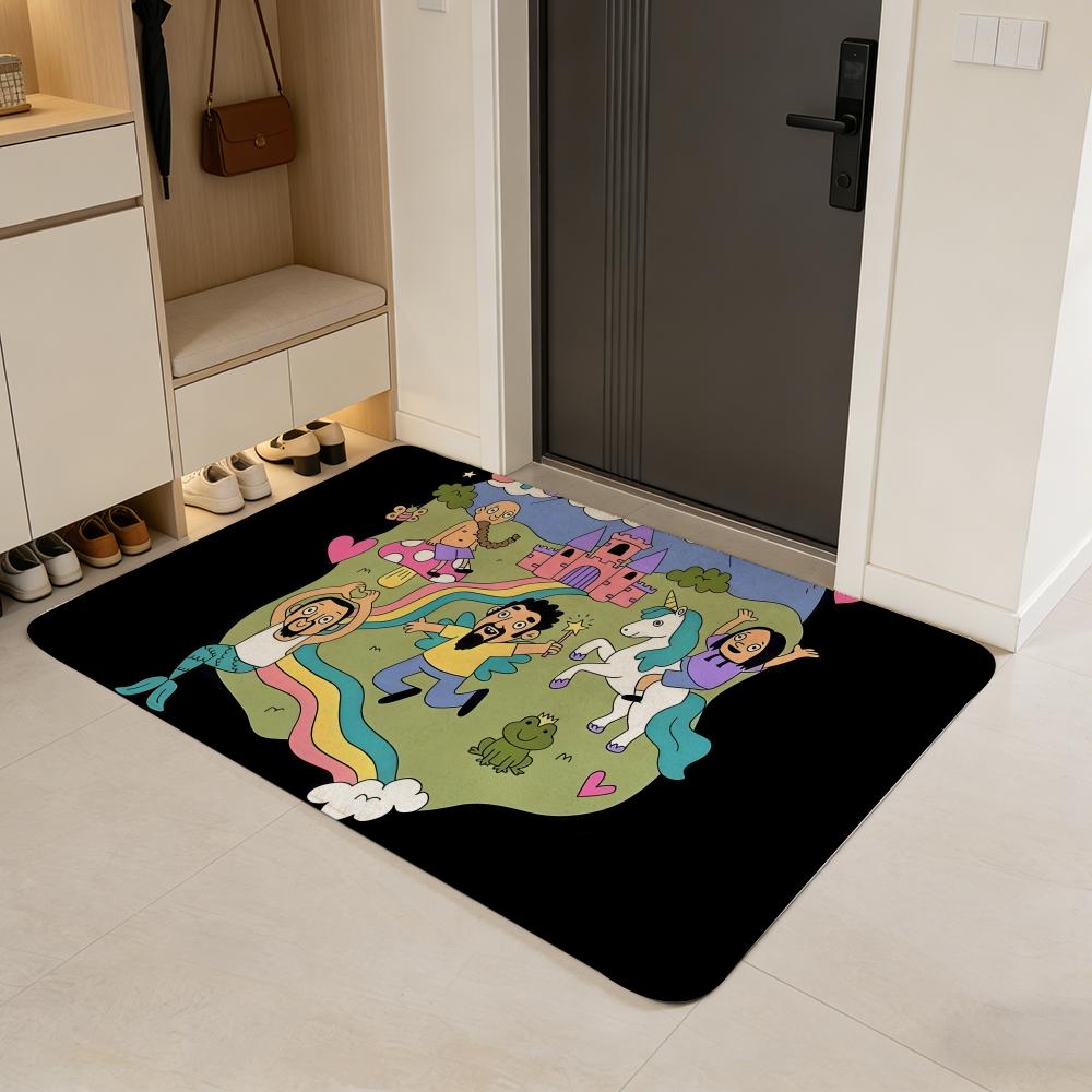 band S-System of a Down Floor Mat Flannel Door Mat Non-Slip Absorbent Washable Indoor Home Rug 40x60cm
band S-System of a Down Floor Mat Flannel Door Mat Non-Slip Absorbent Washable Indoor Home Rug 40x60cm