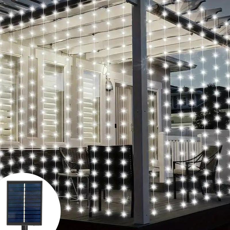 Уличная светодиодная гирлянда на солнечной батарее, 8 режимов, медная проволока, для Рождества, дома, сада, свадебной вечеринки Solar-3x1M 100LEDs
Уличная светодиодная гирлянда на солнечной батарее, 8 режимов, медная проволока, для Рождества, дома, сада, свадебной вечеринки Solar-3x1M 100LEDs