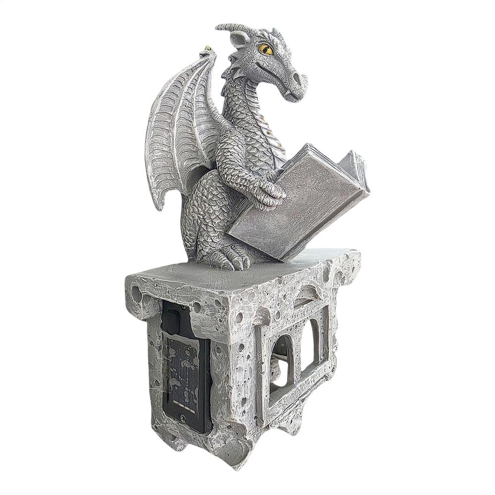 Dragon Lamp Solar Powered Wall Mount Resin Reading Book Dragon Decor Solar Lights for Porch Patio Yard Garden Lawn Pathway
Dragon Lamp Solar Powered Wall Mount Resin Reading Book Dragon Decor Solar Lights for Porch Patio Yard Garden Lawn Pathway