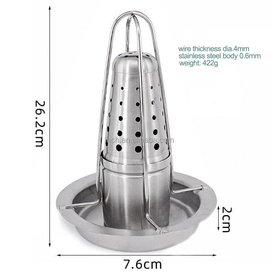 Stainlness Steel Roasting Grill Stand Removable Outdoor BBQ Tool Chicken Roaster Rack Non-stick Grilled Chicken Plate Party
Stainlness Steel Roasting Grill Stand Removable Outdoor BBQ Tool Chicken Roaster Rack Non-stick Grilled Chicken Plate Party