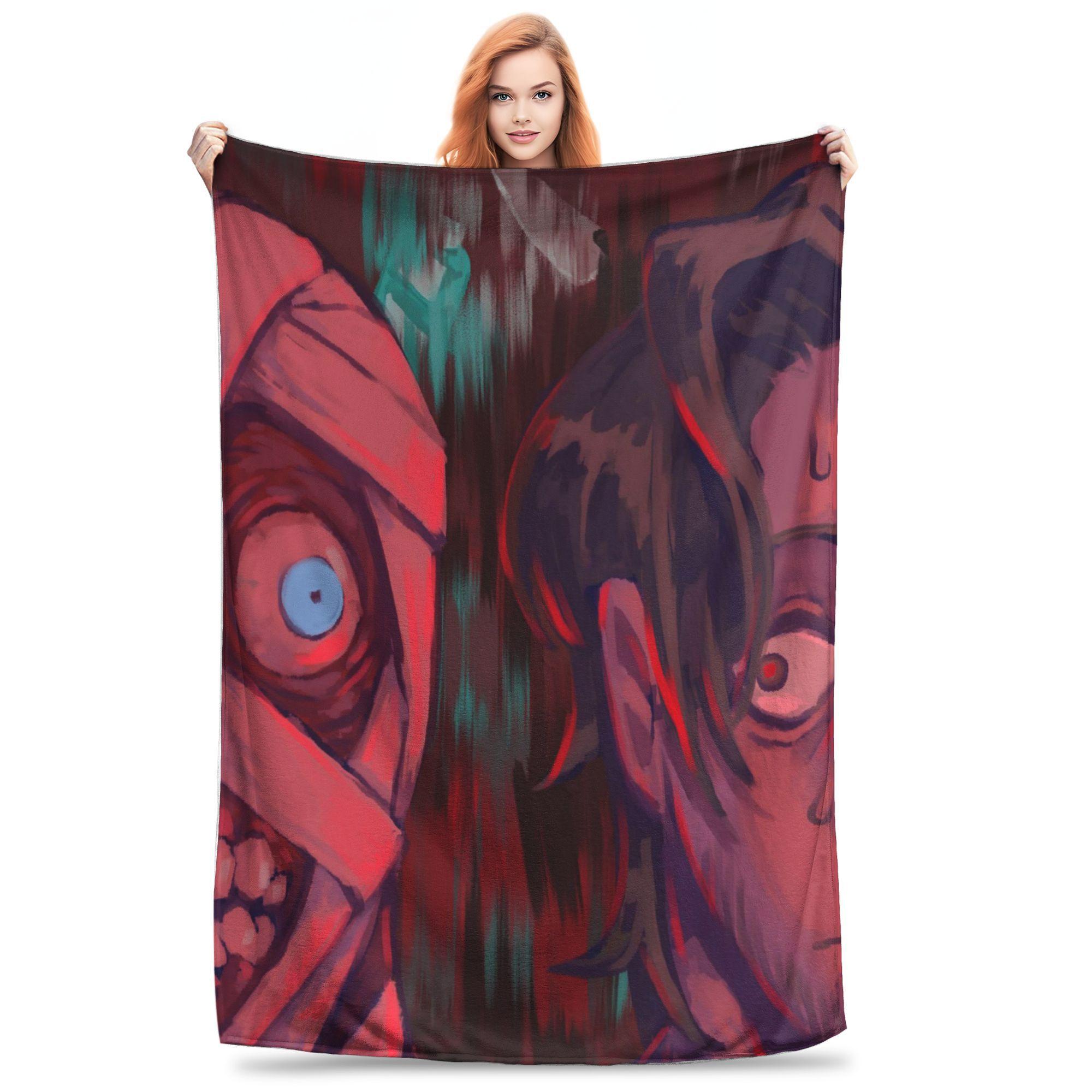 Flannel Throw Blanket Horror Game Mouthwashing Warm Plush Blankets Soft Bedspread for Bed Living room Home Travel Sofa 80x120cm
Flannel Throw Blanket Horror Game Mouthwashing Warm Plush Blankets Soft Bedspread for Bed Living room Home Travel Sofa 80x120cm