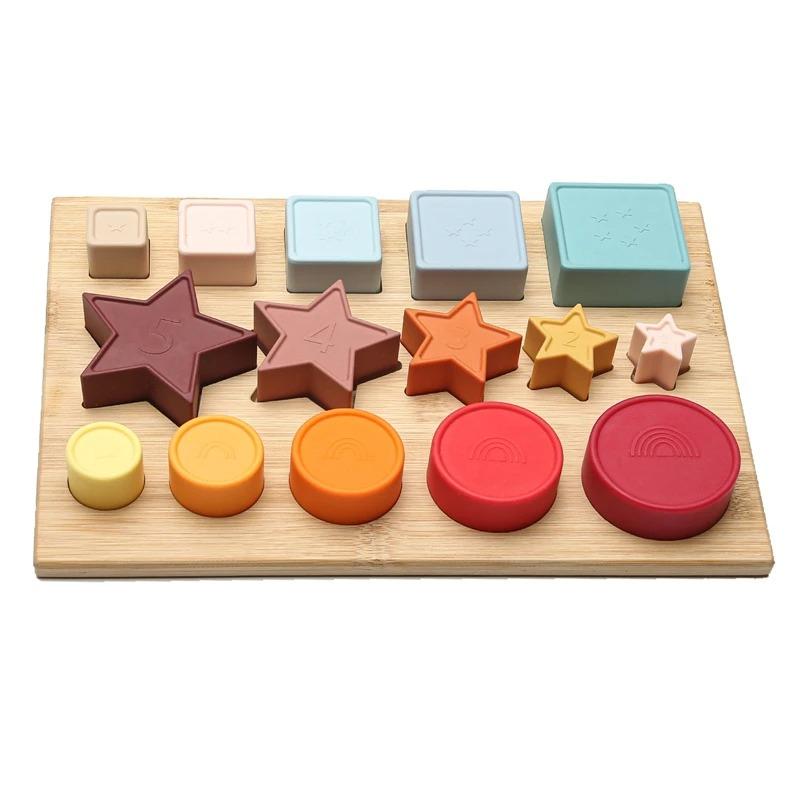 Детская игрушка Монтессори Силиконовый геометрический строительный блок без BPA 1-3 года Детская игра на складывание Образовательная игрушка-пазл Детский подарок
Детская игрушка Монтессори Силиконовый геометрический строительный блок без BPA 1-3 года Детская игра на складывание Образовательная игрушка-пазл Детский подарок