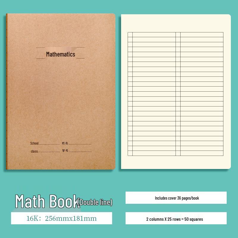 Kraft Paper Thread-Stitched Language Arts Workbook 16K Student Notebook
Kraft Paper Thread-Stitched Language Arts Workbook 16K Student Notebook