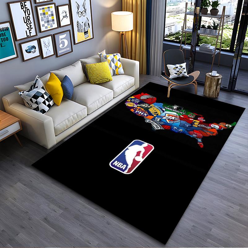 NBA Team Logos USA Map Black Carpet for Home Decoration Suitable for use as an anti-slip for living room bedroom sofas 40x60cm( 15x23in )
NBA Team Logos USA Map Black Carpet for Home Decoration Suitable for use as an anti-slip for living room bedroom sofas 40x60cm( 15x23in )