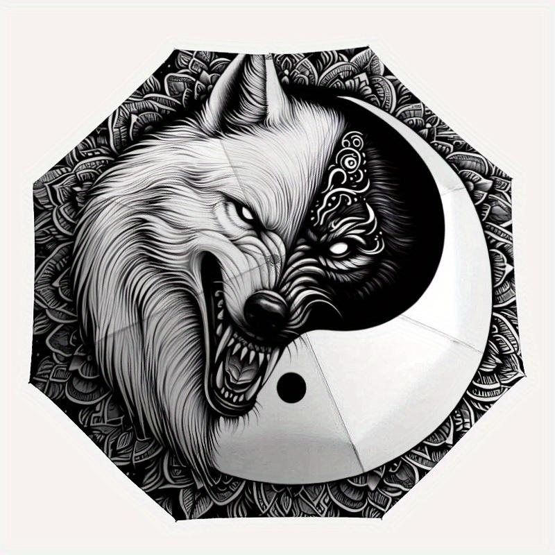 1pc Wolf Yin Yang Automatic Opening/closing umbrella, Reinforced 8-Rib Construction, Compact Travel Umbrella yy250808194
1pc Wolf Yin Yang Automatic Opening/closing umbrella, Reinforced 8-Rib Construction, Compact Travel Umbrella yy250808194