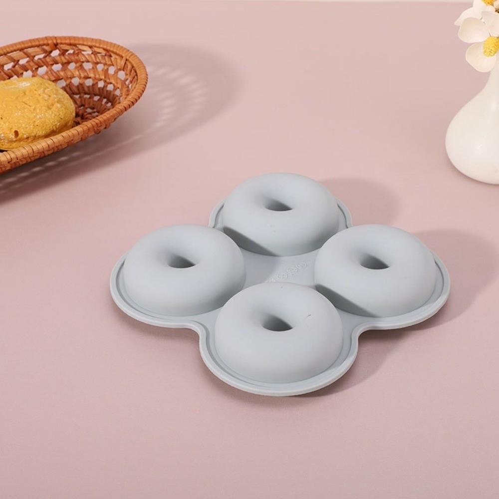 New Soft Silicone Donut Mold Reusable 4 Cavity Doughnut Pan Easy to Demold Multi-functional Cake Making Tools for Air Fryer сірий
New Soft Silicone Donut Mold Reusable 4 Cavity Doughnut Pan Easy to Demold Multi-functional Cake Making Tools for Air Fryer сірий
