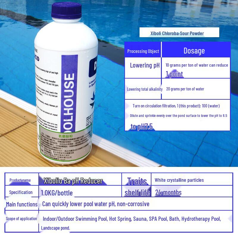 Siberchlor Pool pH Reducer
Siberchlor Pool pH Reducer