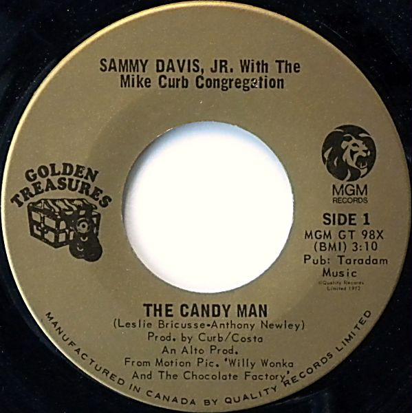 7inch Record SAMMY DAVIS JR. - The Candy Man / I Want To Be Happy MGMGT98X MGM Records 1972 Canada Jazz Used
7inch Record SAMMY DAVIS JR. - The Candy Man / I Want To Be Happy MGMGT98X MGM Records 1972 Canada Jazz Used