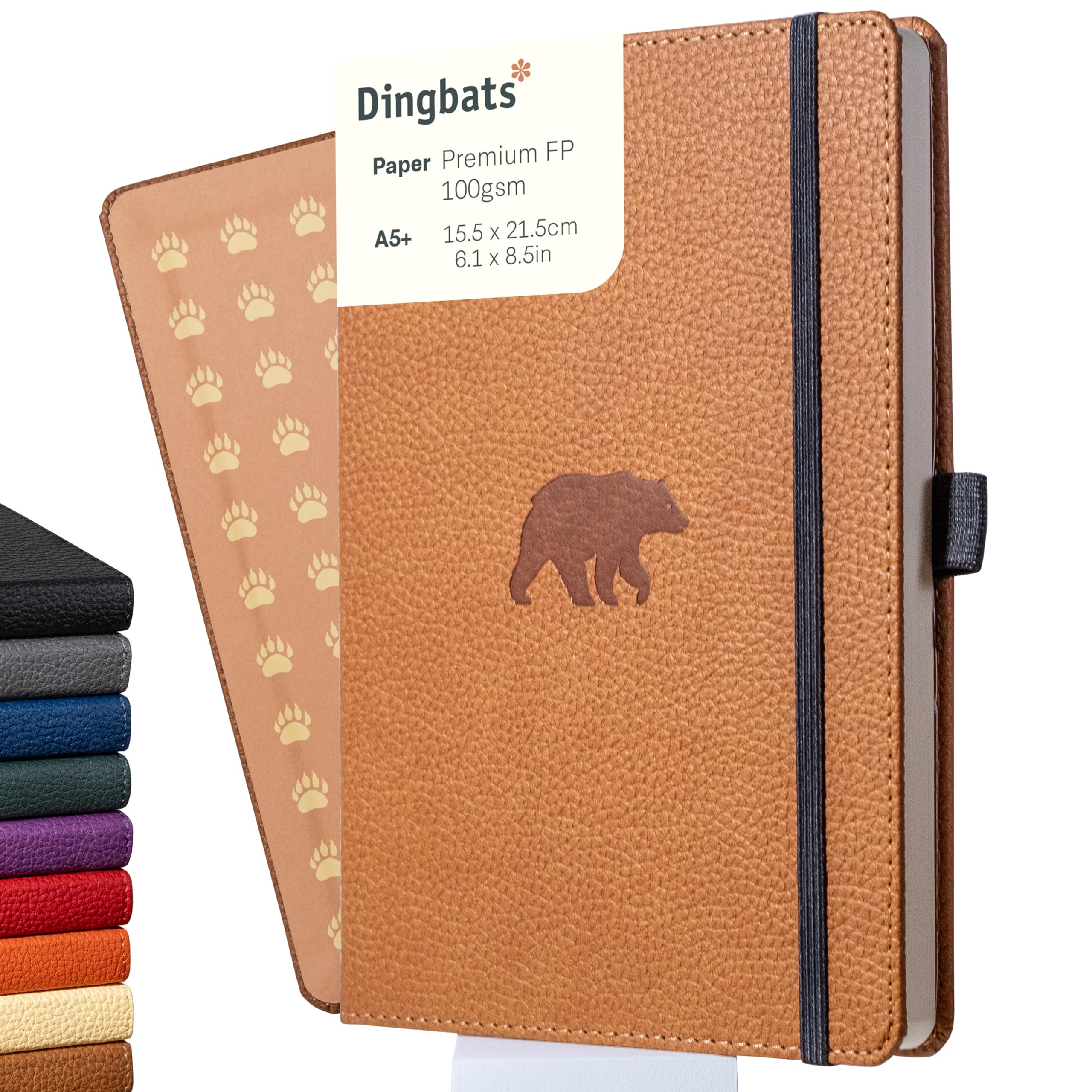 Wildlife Blank Medium Brown A5 Hardcover Notebook Cream 100gsm Paper Pocket Bookmark Included Dingbats - Notebook, Bear, - - Perforated,
Wildlife Blank Medium Brown A5 Hardcover Notebook Cream 100gsm Paper Pocket Bookmark Included Dingbats - Notebook, Bear, - - Perforated,