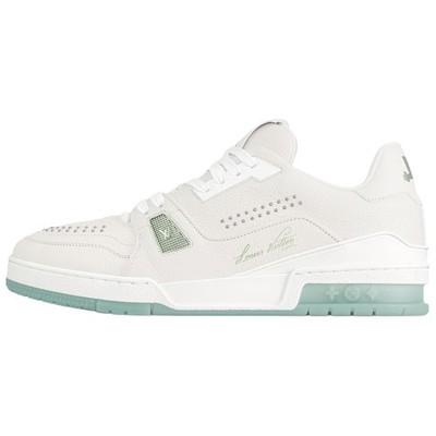 LOUIS VUITTON Trainer Low Shoes Mens White Green 1AHTH9 39
LOUIS VUITTON Trainer Low Shoes Mens White Green 1AHTH9 39