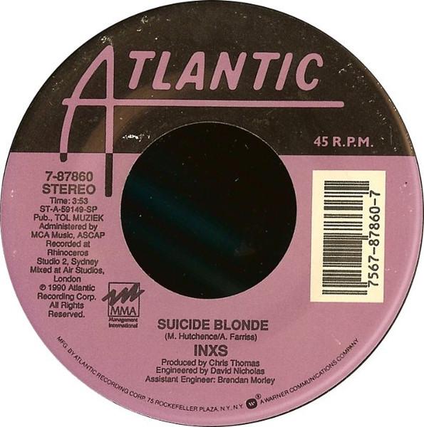 7-дюймовая пластинка INXS Suicide Blonde 787860 Atlantic 1990 США Рок Б/у
7-дюймовая пластинка INXS Suicide Blonde 787860 Atlantic 1990 США Рок Б/у