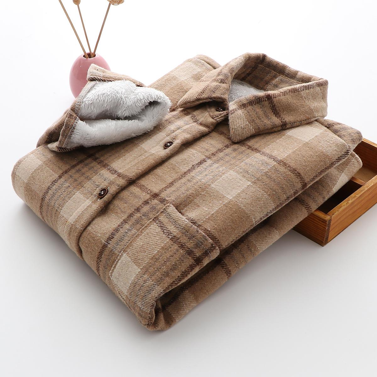 Толстые бархатные рубашки в клетку, женские зимние теплые блузки и топы, повседневная шерстяная рубашка-куртка, женская одежда, пальто, верхняя одежда S
Толстые бархатные рубашки в клетку, женские зимние теплые блузки и топы, повседневная шерстяная рубашка-куртка, женская одежда, пальто, верхняя одежда S