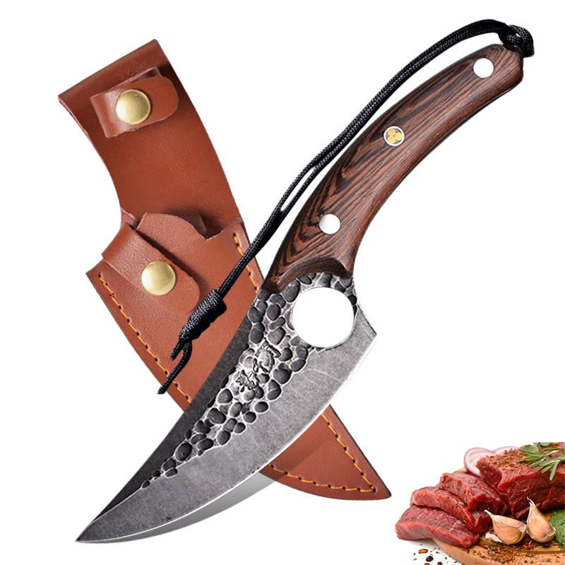 Нож шеф-повара ручной работы, нож для обвалки, нож мясника, разделочный нож, кухонный инструмент, аксессуары 1pcs
Нож шеф-повара ручной работы, нож для обвалки, нож мясника, разделочный нож, кухонный инструмент, аксессуары 1pcs