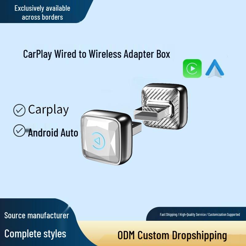 Mini Silver CarPlay Wireless Conversion Box for Android Auto Other чорний
Mini Silver CarPlay Wireless Conversion Box for Android Auto Other чорний