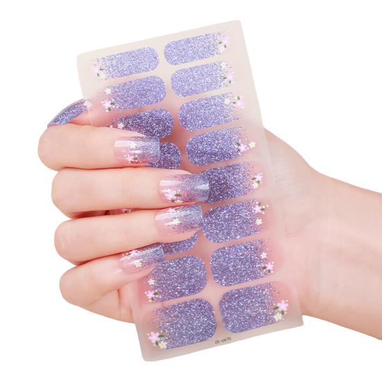 Glitter Nail Strips with File Easy Apply Remove Self Adhesive Nail Sticker Decal Women Home Manicure DIY Nail Polish Wrap
Glitter Nail Strips with File Easy Apply Remove Self Adhesive Nail Sticker Decal Women Home Manicure DIY Nail Polish Wrap