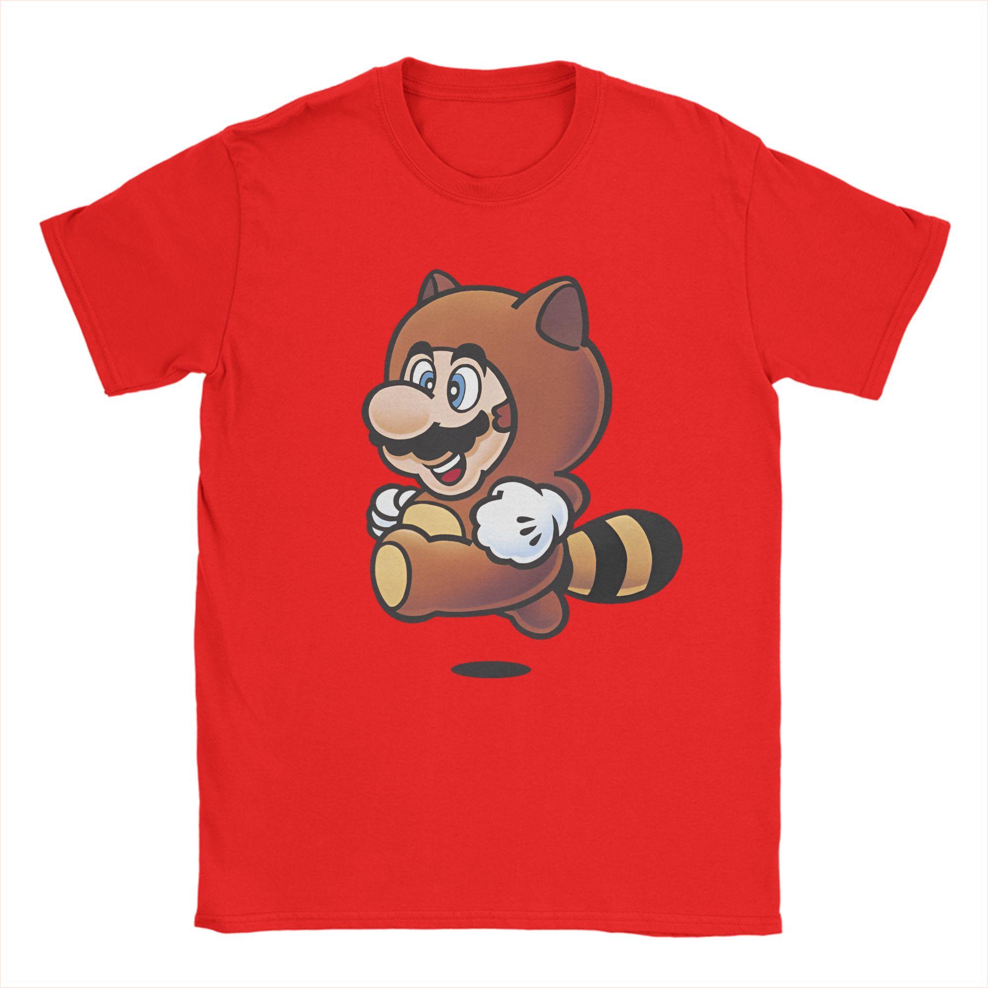 Tanooki Marios T Shirts Mens Cotton Funny TShirts Round Neck Tee Shirt Short Sleeve Tops Adult M
Tanooki Marios T Shirts Mens Cotton Funny TShirts Round Neck Tee Shirt Short Sleeve Tops Adult M