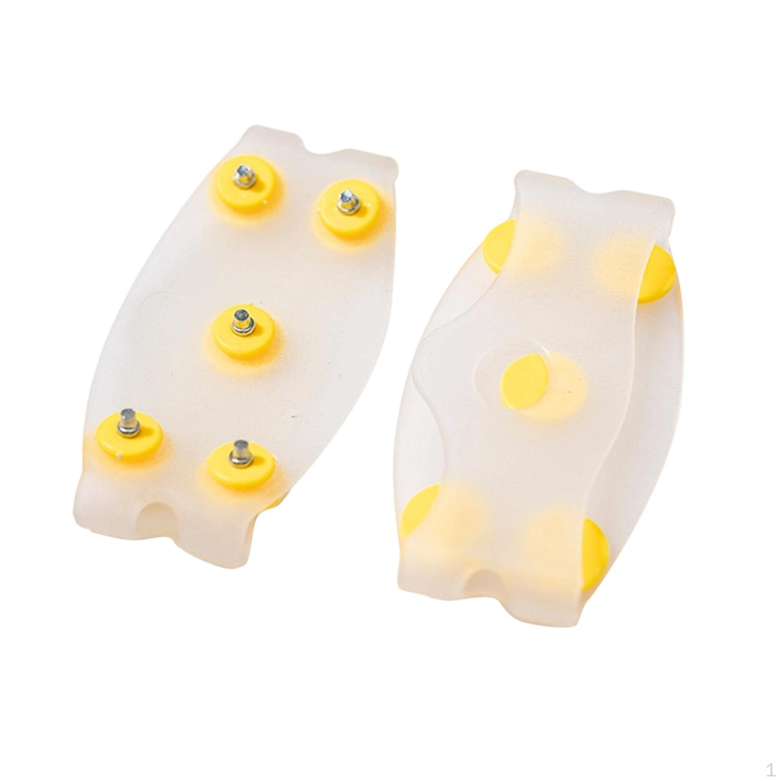 1 Pair of Shoe Spikes, 5 Claws, Anti-Slip , Universal Ice TPE And Metal, for Snowshoeing, Style C
1 Pair of Shoe Spikes, 5 Claws, Anti-Slip , Universal Ice TPE And Metal, for Snowshoeing, Style C
