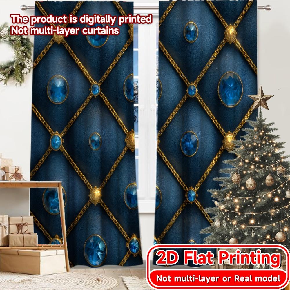 2D Flat Printing 2pcs Golden Lattice Chic Creative Curtains Versatile Fabric Curtains Home Decor Suitable for Bedroom Living 100*130 Rod Pocket 1pcs
2D Flat Printing 2pcs Golden Lattice Chic Creative Curtains Versatile Fabric Curtains Home Decor Suitable for Bedroom Living 100*130 Rod Pocket 1pcs