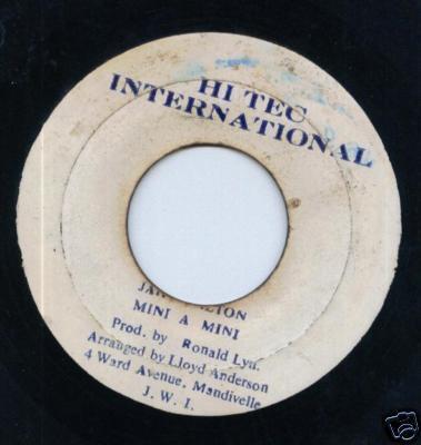 7inch Record JAH WALTON - Mini A Mini NONE Hi-Tec Internat 1980 Jamaica Reggae, Ska & Dub Used
7inch Record JAH WALTON - Mini A Mini NONE Hi-Tec Internat 1980 Jamaica Reggae, Ska & Dub Used