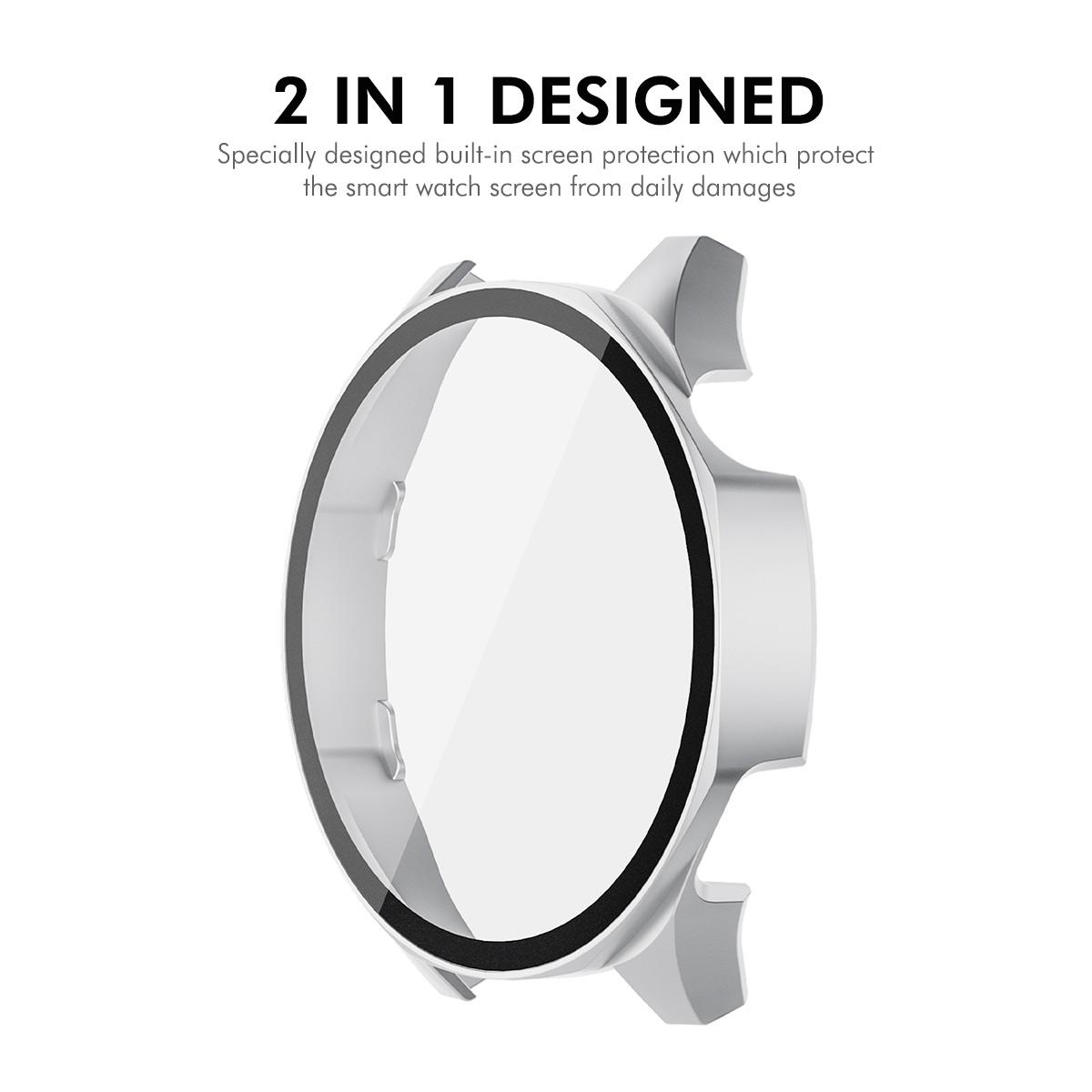 For Huawei Watch GT 5 46mm ENKAY Hat-Prince 2-in-1 Rubberized Hard PC Frame with 9H Tempered Glass Screen Protector White
For Huawei Watch GT 5 46mm ENKAY Hat-Prince 2-in-1 Rubberized Hard PC Frame with 9H Tempered Glass Screen Protector White