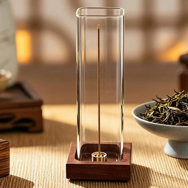Flame Retardant Yoga Timer Incense Burner and Ash Catcher with Inverted Glass Bottle Design for Fitness Aromatherapy.
Flame Retardant Yoga Timer Incense Burner and Ash Catcher with Inverted Glass Bottle Design for Fitness Aromatherapy.