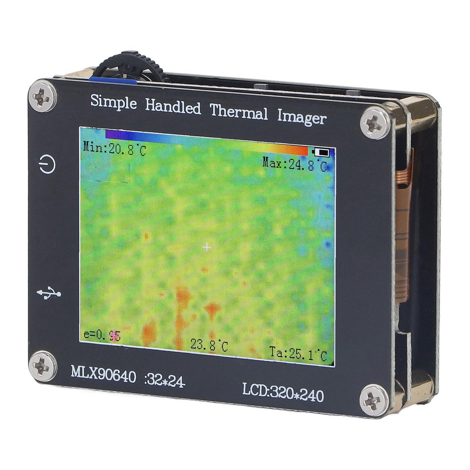 Thermal Imager Infrared Camera 2in Screen ‑ 40 celsius to 300 celsius Handheld Multifunctional Thermal Imager
Thermal Imager Infrared Camera 2in Screen ‑ 40 celsius to 300 celsius Handheld Multifunctional Thermal Imager