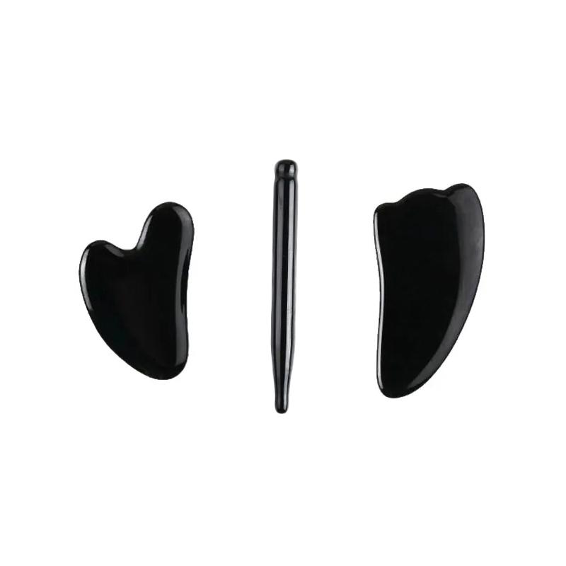 Natural Obsidian Gouache Scraper Board Set Jade Roller Massager Gua Sha Facial Lifting Acupuncture SPA Scraping Beauty Tools
Natural Obsidian Gouache Scraper Board Set Jade Roller Massager Gua Sha Facial Lifting Acupuncture SPA Scraping Beauty Tools