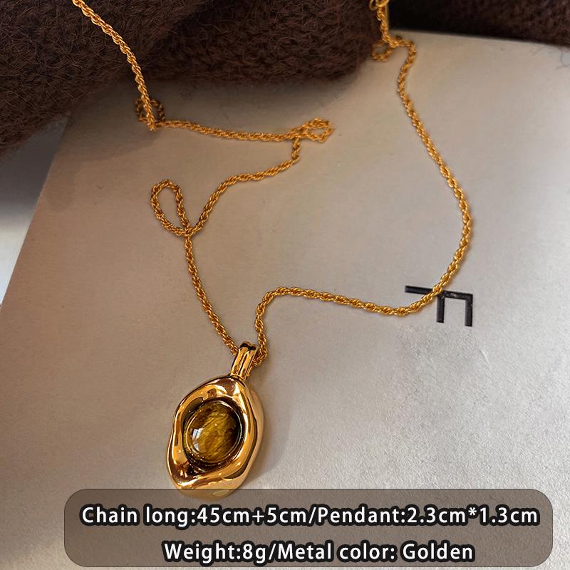 Melad Coffee Tiger Eye Stone Gold Color Copper alloy Metal Stud Earrings 2026 New Jewelry Trend Set Accessories For Women Girls
Melad Coffee Tiger Eye Stone Gold Color Copper alloy Metal Stud Earrings 2026 New Jewelry Trend Set Accessories For Women Girls