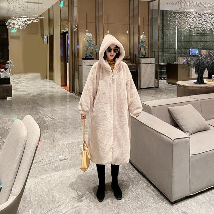 Winter Autumn Women Casual Lamb Wool Coat Imitation Fur Knee Long Hooded Sheep Shearing New XL слонова кістка
Winter Autumn Women Casual Lamb Wool Coat Imitation Fur Knee Long Hooded Sheep Shearing New XL слонова кістка