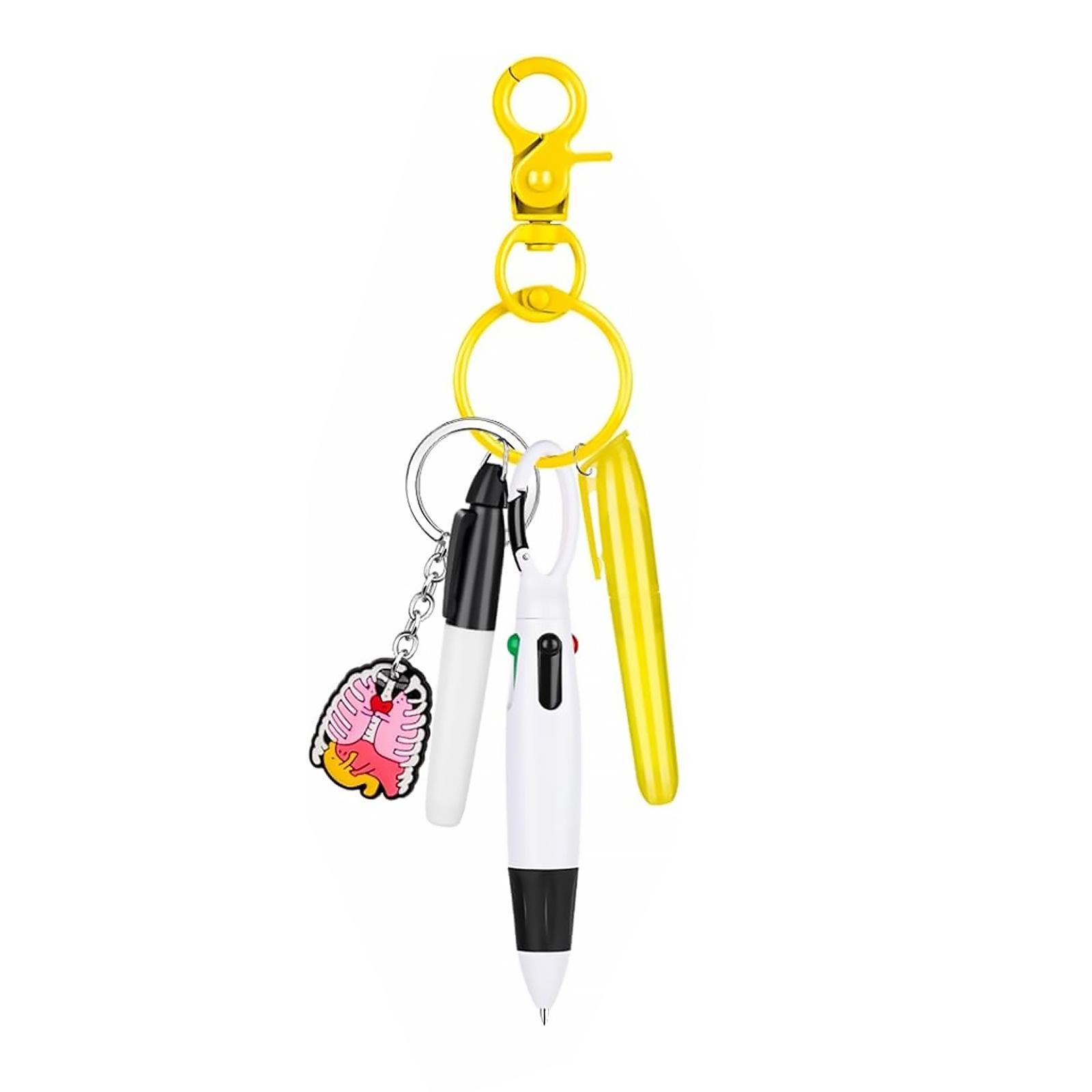Mini Highlighter Nurse Pens for Badge Reel Pen Include 1 Tip Highlighter 1 Permanent Marker Pen and 1 Retractable Ball Pen with 1 Nursing Keychain Yellow разноцветный
Mini Highlighter Nurse Pens for Badge Reel Pen Include 1 Tip Highlighter 1 Permanent Marker Pen and 1 Retractable Ball Pen with 1 Nursing Keychain Yellow разноцветный