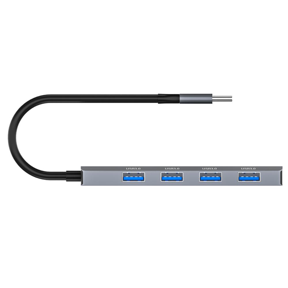ADS-305C Type-C to 4 X USB3.0 USB Hub Splitter Aluminum Alloy Laptop Phone Adapter As Shown A
ADS-305C Type-C to 4 X USB3.0 USB Hub Splitter Aluminum Alloy Laptop Phone Adapter As Shown A