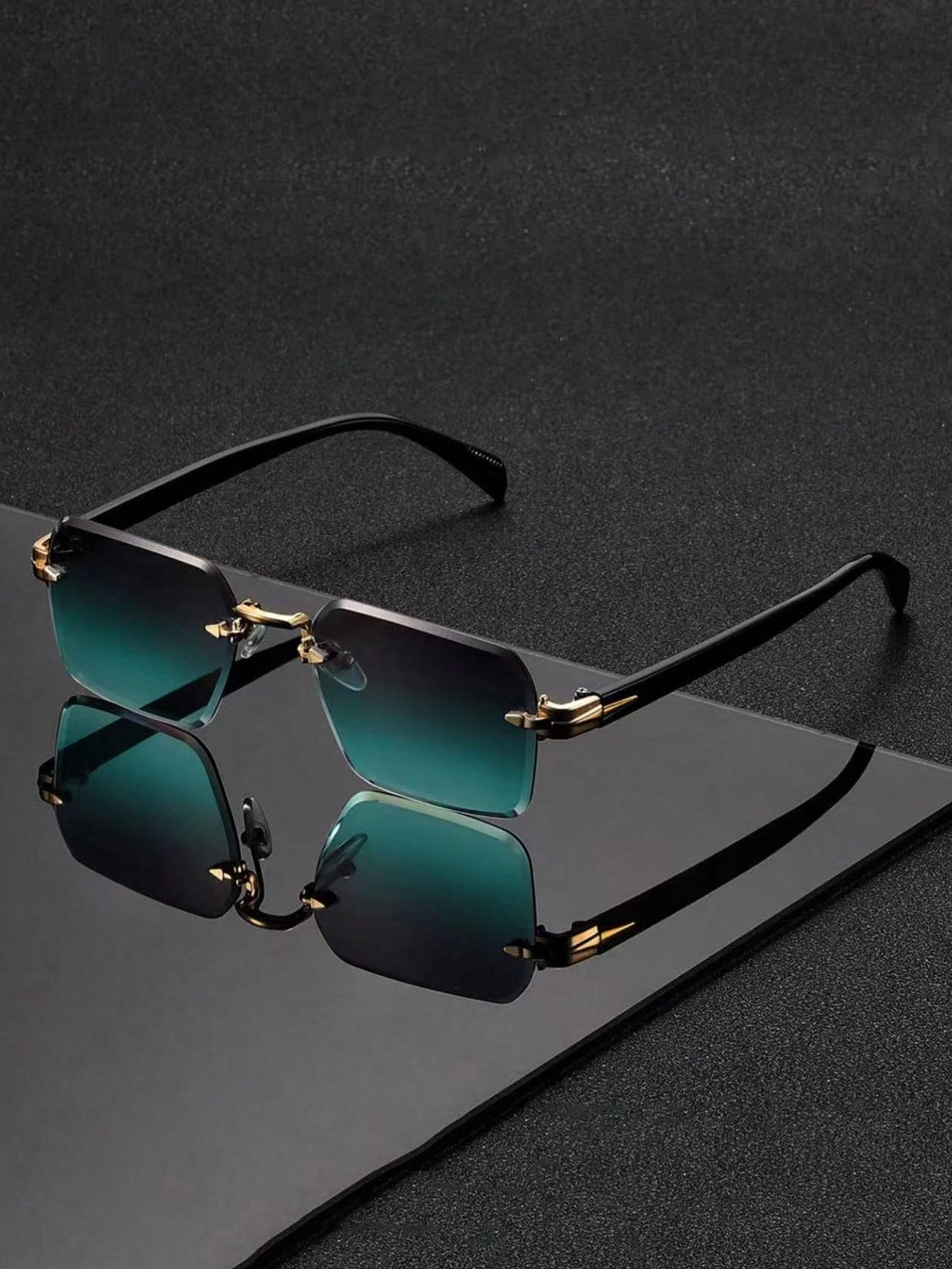 1PC Unisex Fashion Frameless Glasses with Decorative Temple Tips for Daily Wear And Street Photography driving зелёный
1PC Unisex Fashion Frameless Glasses with Decorative Temple Tips for Daily Wear And Street Photography driving зелёный