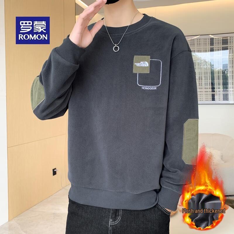ROMON Men s Winter Plush Thickened Sweatshirt 4XL
ROMON Men s Winter Plush Thickened Sweatshirt 4XL