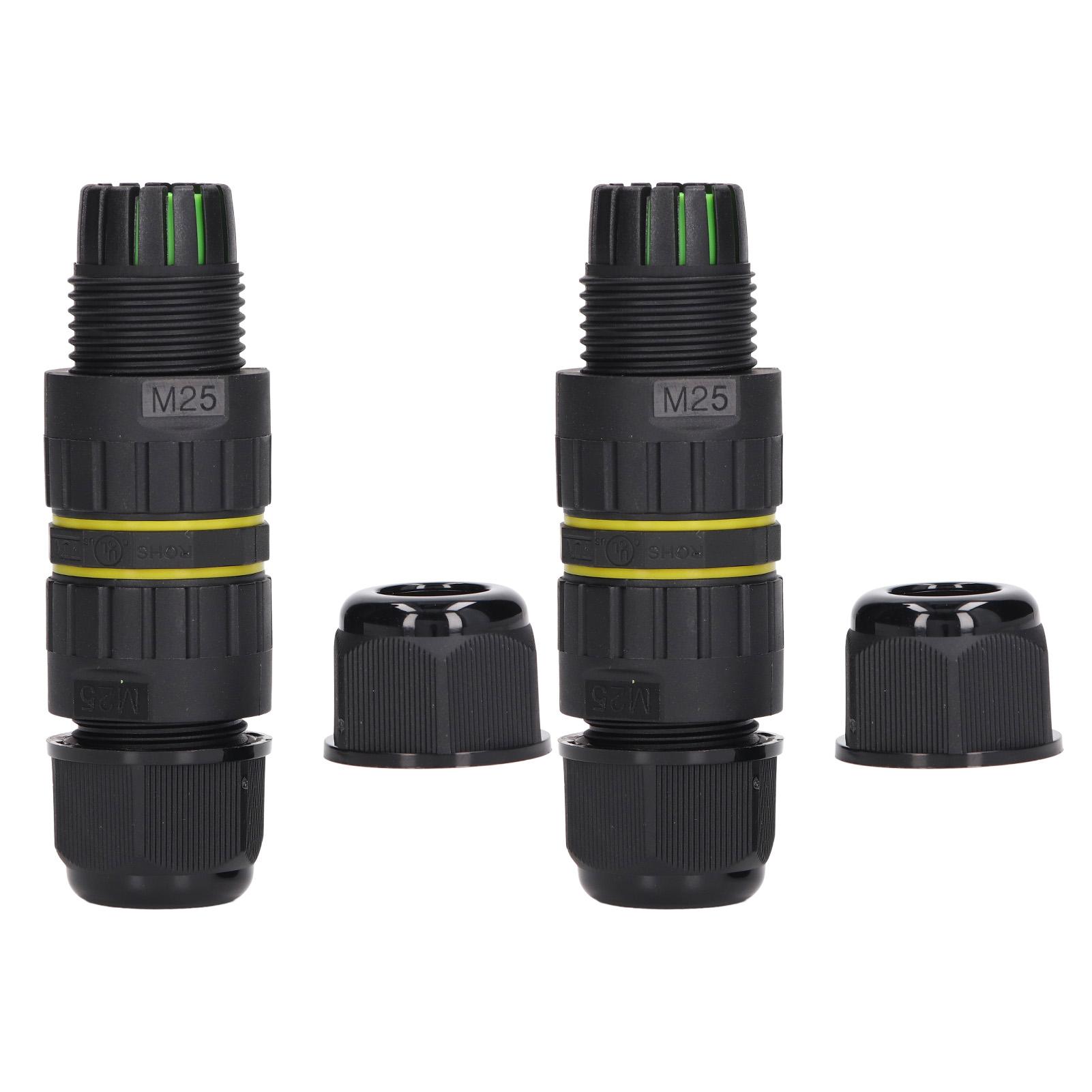 2PCS Junction Box Connector Garden M25 4 Core IP68 Waterproof 1014mm Electrical Power Cable
2PCS Junction Box Connector Garden M25 4 Core IP68 Waterproof 1014mm Electrical Power Cable