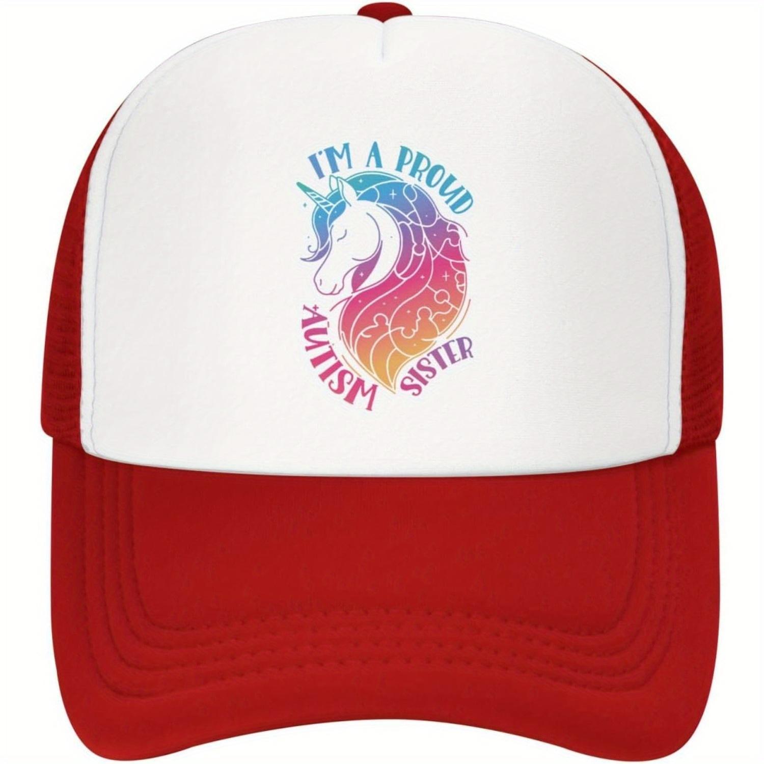 Proud Autism Sister Unicorn Graphic Trucker Hat Rainbow Puzzle Print Mesh Baseball Cap Unisex Casual Adjustable One Size
Proud Autism Sister Unicorn Graphic Trucker Hat Rainbow Puzzle Print Mesh Baseball Cap Unisex Casual Adjustable One Size