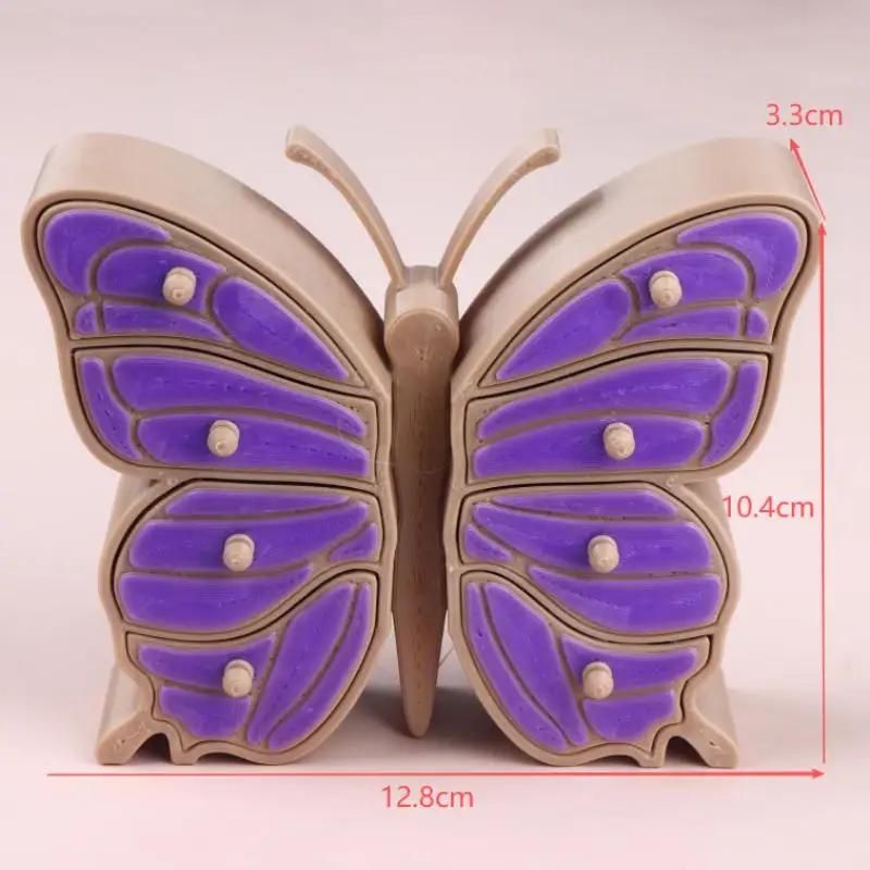 Large Butterfly Capacity Jewelry Box Luxury Multi-layered Necklace Pendant Display Box Trinket Box Desktop Storage Decorations
Large Butterfly Capacity Jewelry Box Luxury Multi-layered Necklace Pendant Display Box Trinket Box Desktop Storage Decorations
