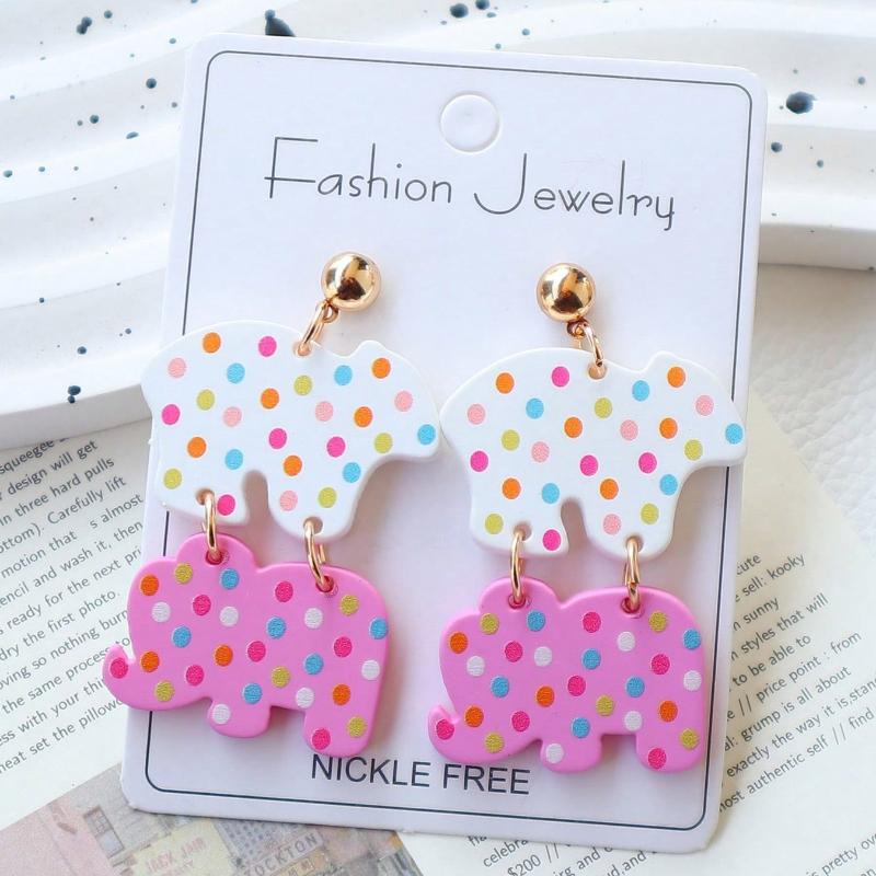 1 пара акриловых серег с милыми животными из искусственной мягкой глины, лакированные, с разноцветным шармом-подвеской в горошек one-size
1 пара акриловых серег с милыми животными из искусственной мягкой глины, лакированные, с разноцветным шармом-подвеской в горошек one-size