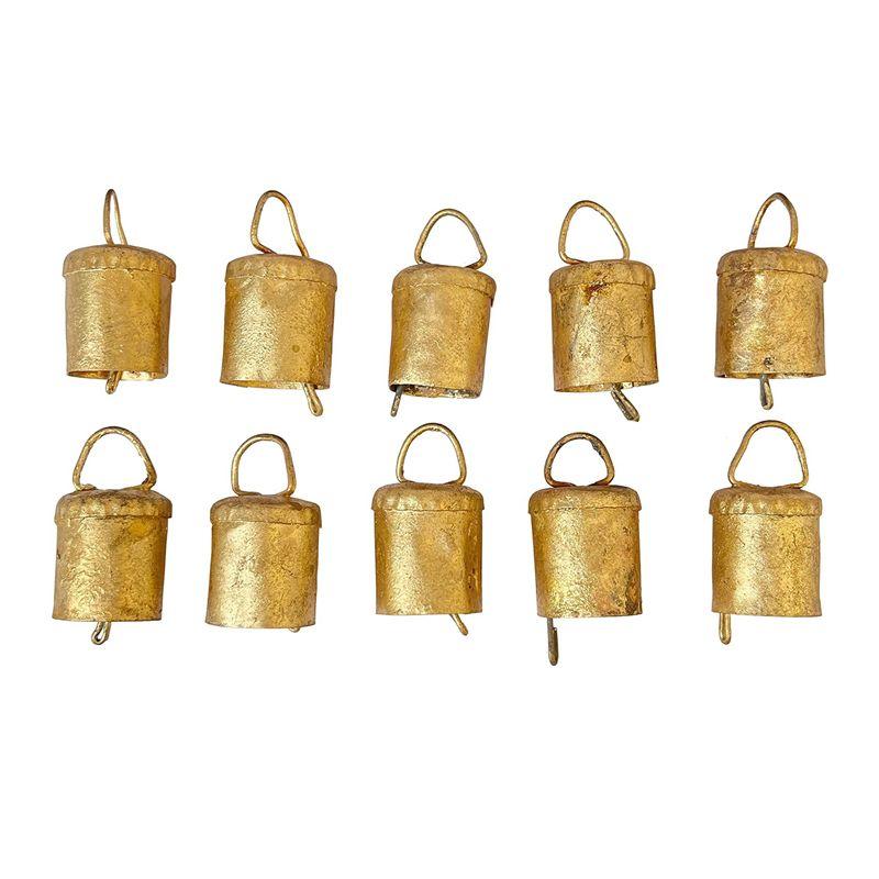 ABWR-10 Pcs Vintage Hanging Bells Christmas Decorations Bells For Home Decor, Cow Bells Decoration With Rope Style B Easy Instal
ABWR-10 Pcs Vintage Hanging Bells Christmas Decorations Bells For Home Decor, Cow Bells Decoration With Rope Style B Easy Instal