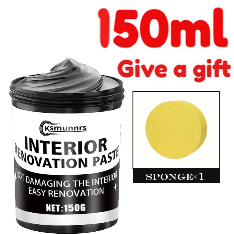 150g Plastic Part Polishing Paste - Car Interior and Seat Repair Wax, Tire Black Gloss Paste, Scratch Repair and Gloss Enhancer, 150ml
150g Plastic Part Polishing Paste - Car Interior and Seat Repair Wax, Tire Black Gloss Paste, Scratch Repair and Gloss Enhancer, 150ml