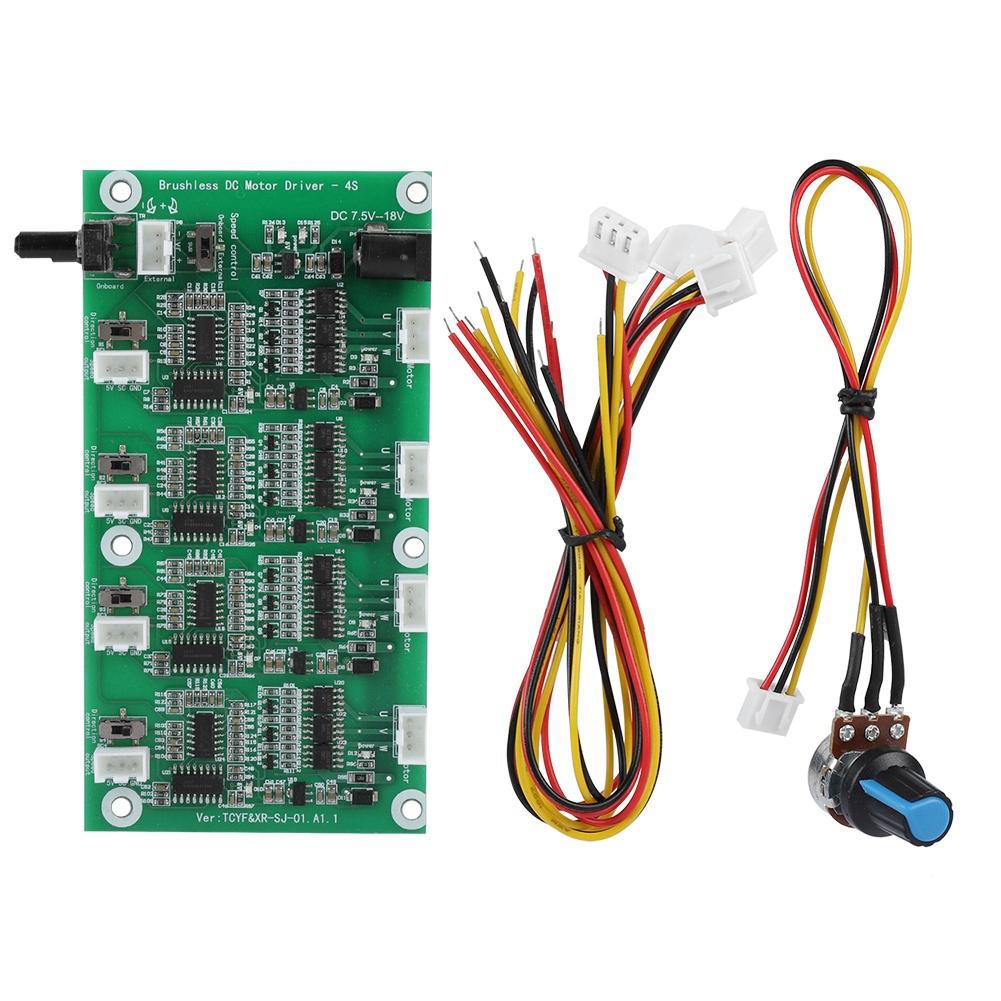 4 Channels Brushless Motor PWM Multi level Protection Brushless Motor Speed Controller Driver
4 Channels Brushless Motor PWM Multi level Protection Brushless Motor Speed Controller Driver
