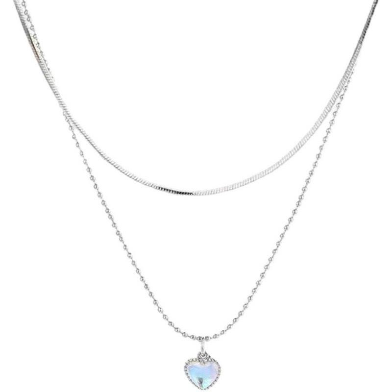 Ожерелье Love Moonlight Stone для женщин, японская и корейская мода, ниша, индивидуальность, свежий стиль, простая и универсальная цепочка на ключицу
Ожерелье Love Moonlight Stone для женщин, японская и корейская мода, ниша, индивидуальность, свежий стиль, простая и универсальная цепочка на ключицу