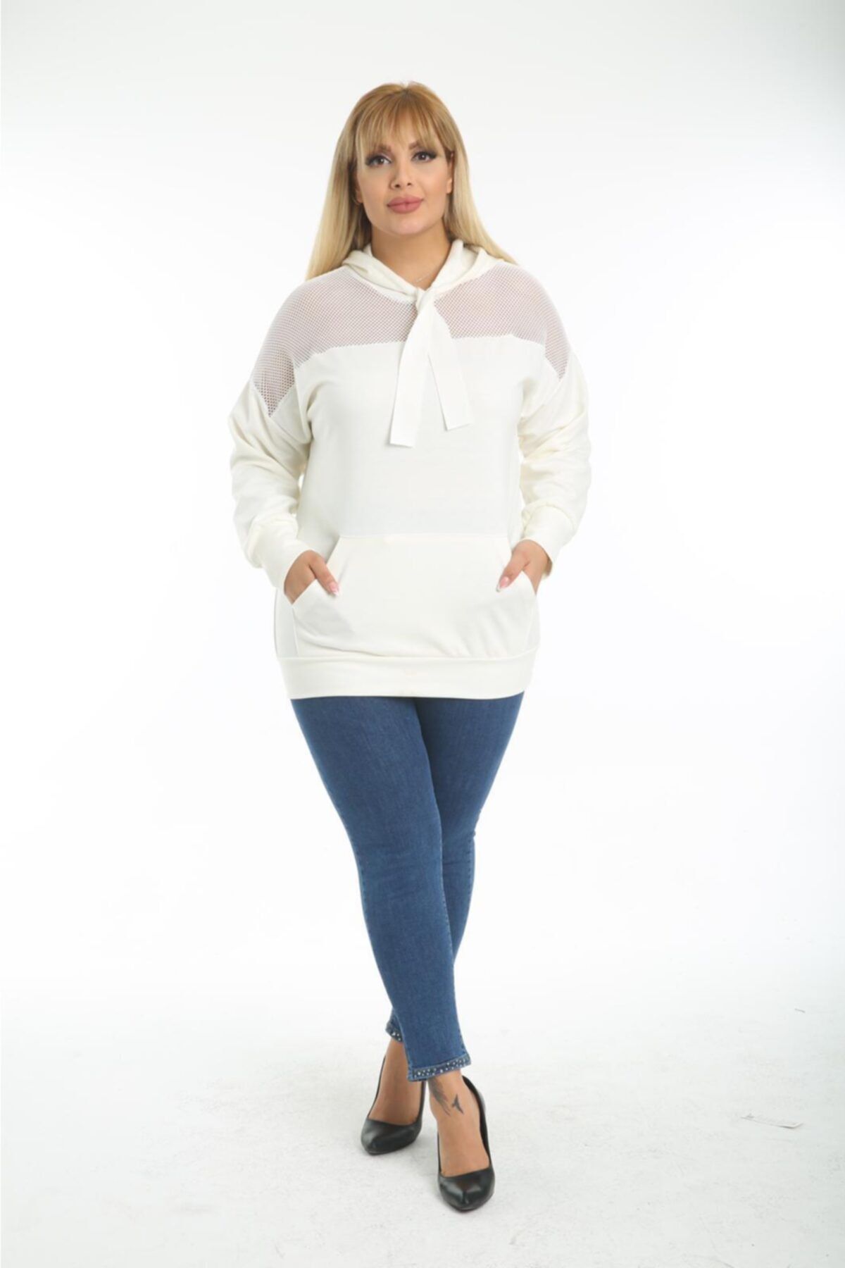 Women s Style Big Size Sweatshirt Interlock Fabric Hooded And Pocket Detail Plus Size Sweat XL/2XL
Women s Style Big Size Sweatshirt Interlock Fabric Hooded And Pocket Detail Plus Size Sweat XL/2XL